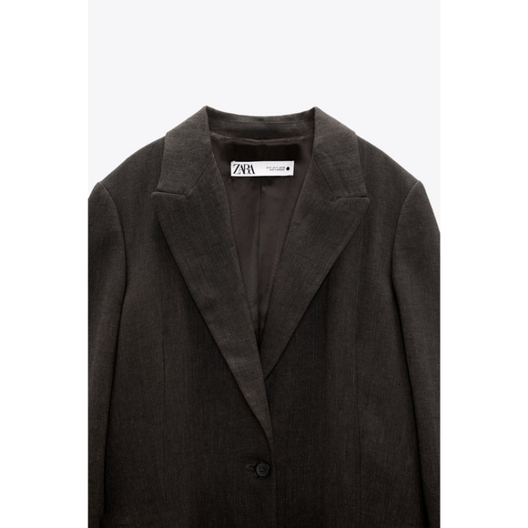 Zara linen blend coat - Picture 9 of 12